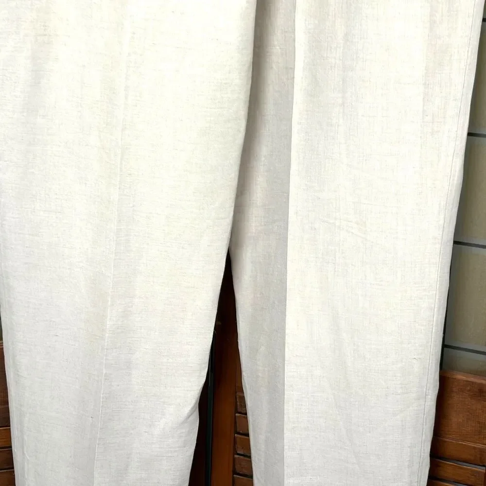 Cubavera Men's Wide Leg Linen Lightweight Pull On Beach Wedding Size XXL